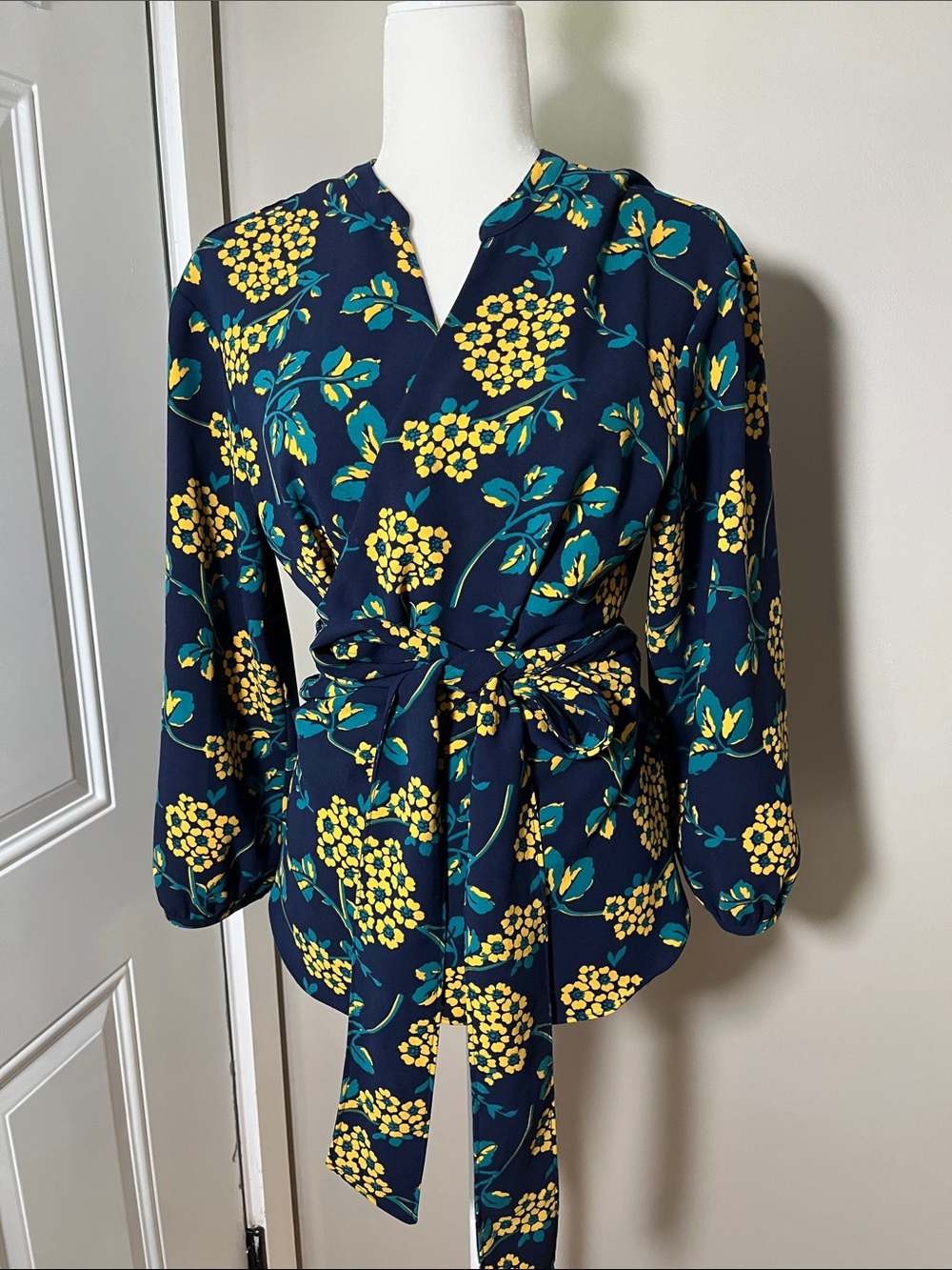 J.Crew Wrap Blouse, Size Medium